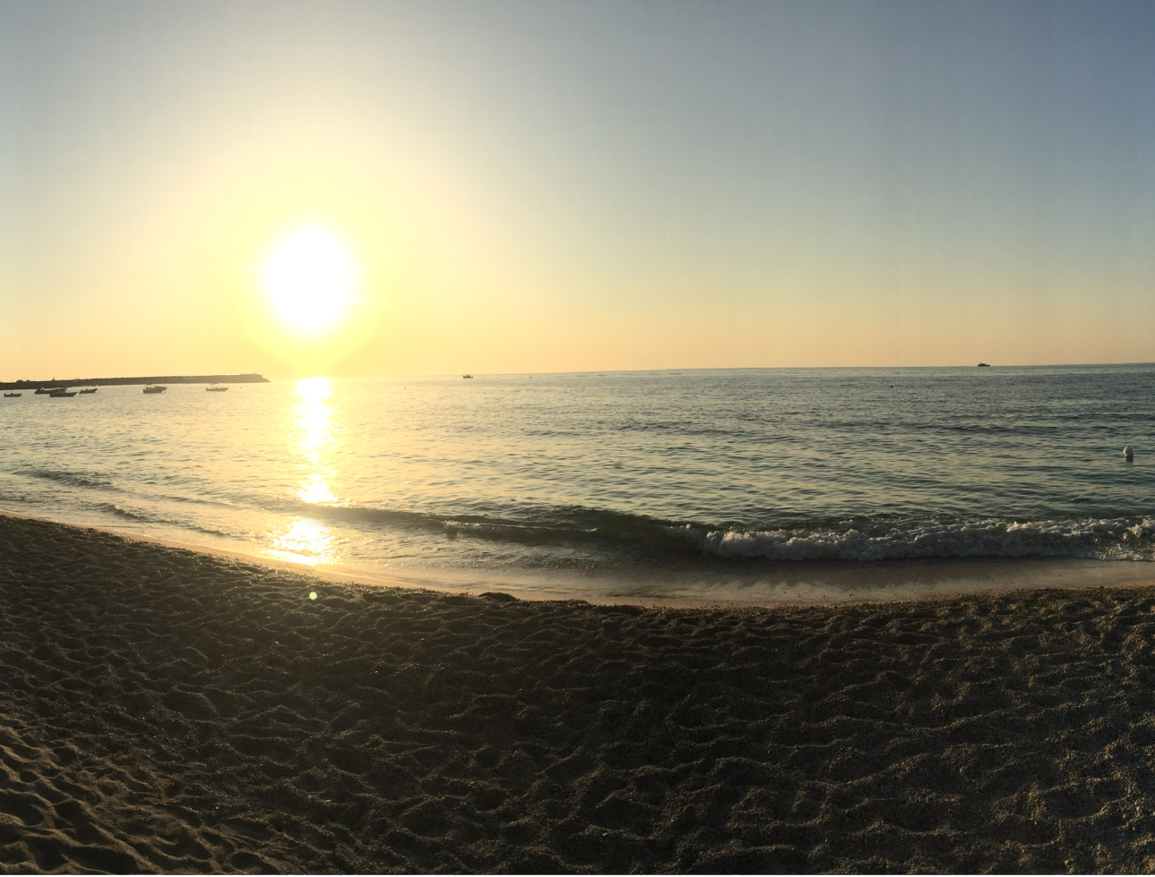Sunset over the Tyrrhenian Sea in Tropea, Calabria